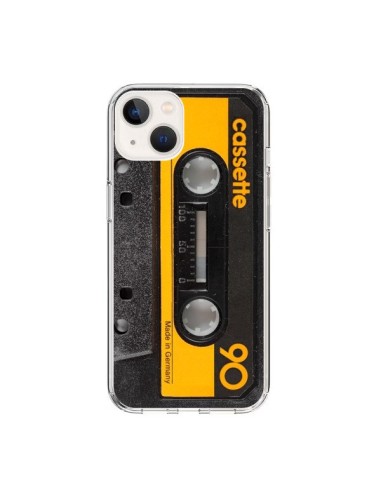 Coque iPhone 15 Yellow Cassette K7 - Maximilian San