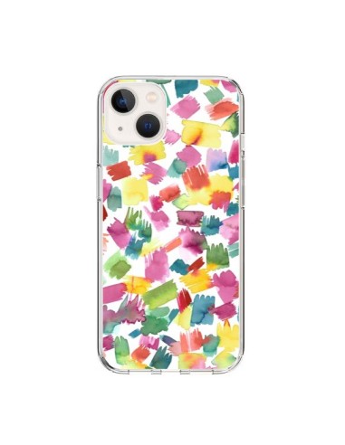 Coque iPhone 15 Abstract Spring Colorful - Ninola Design