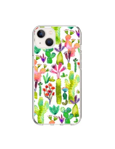 Coque iPhone 15 Cacti Garden - Ninola Design
