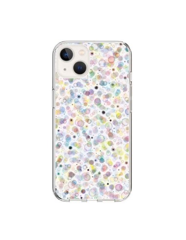 Coque iPhone 15 Cosmic Bubbles Multicolored - Ninola Design