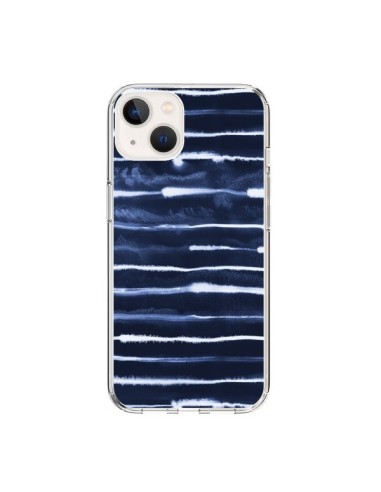 Cover iPhone 15 Electric Lines Azzurro - Ninola Design