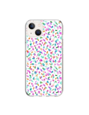 Coque iPhone 15 Flower Petals Pink - Ninola Design