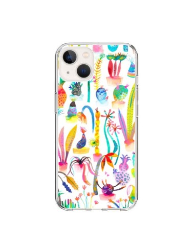 Cover iPhone 15 Little Textured Dots Bianco - Ninola Design