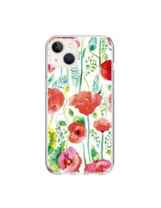 Coque iPhone 15 Planets Constellation Pink - Ninola Design