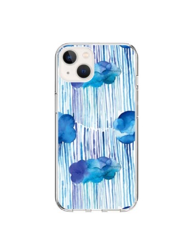 Coque iPhone 15 Rain Stitches Neon - Ninola Design