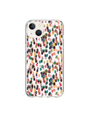 Cover iPhone 15 Rainbow Lace Neon Multicolore - Ninola Design
