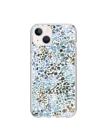 Cover iPhone 15 Smoky Marble Watercolor Rosa - Ninola Design