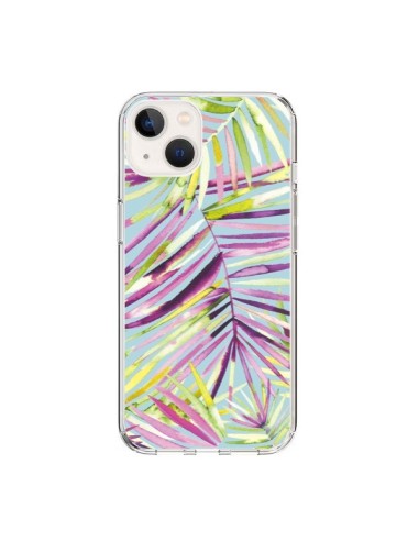 Coque iPhone 15 Tropical Flowers Multicolored - Ninola Design