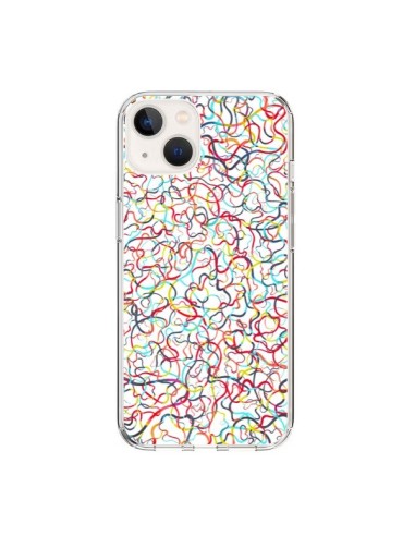 iPhone 15 Case Water Drawings White - Ninola Design
