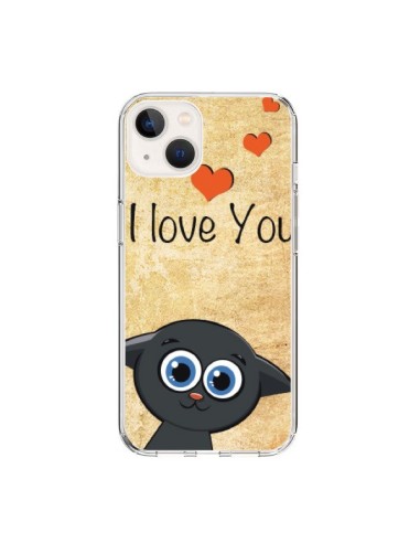 Coque iPhone 15 Cute Cat - Nico