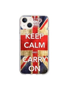 Cover iPhone 15 Keep Calm and Carry On - Nico