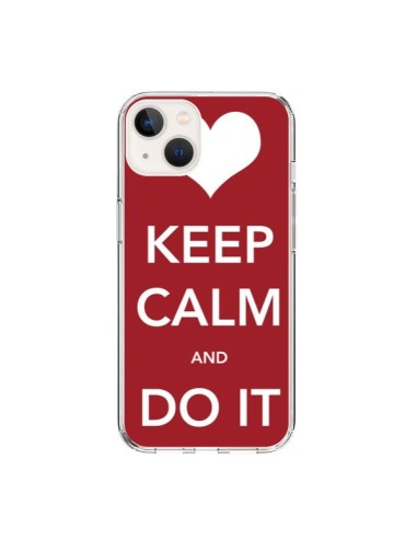 Cover iPhone 15 Keep Calm and Do It - Nico
