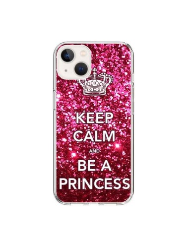 Cover iPhone 15 Keep Calm and Be A Princess - Nico