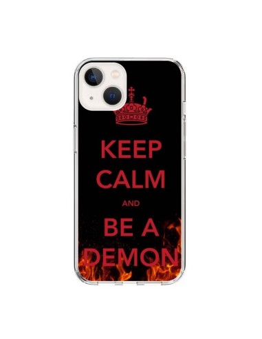 Coque iPhone 15 Keep Calm and Be A Demon - Nico