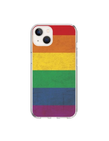 Cover iPhone 15 Bandiera Arcobaleno LGBT - Nico