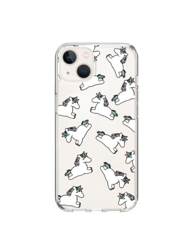 Coque iPhone 15 Licorne Crinière Transparente - Nico