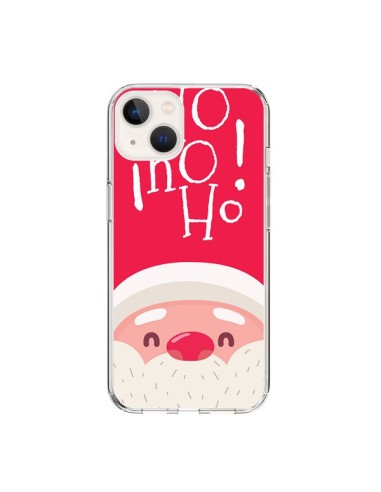 Coque iPhone 15 Père Noël Oh Oh Oh Rouge - Nico