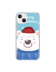 iPhone 15 Case Bear White from Christmas Merry Christmas...