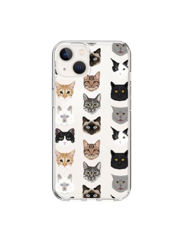 Cover iPhone 15 Gatto Trasparente - Pet Friendly