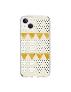 Coque iPhone 15 Triangles Or Garland Gold - Pura Vida