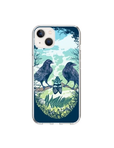 Coque iPhone 15 Tête de Mort Nature - Rachel Caldwell