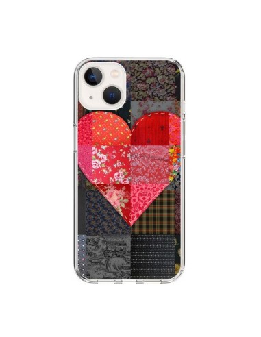 Coque iPhone 15 Coeur Heart Patch - Rachel Caldwell