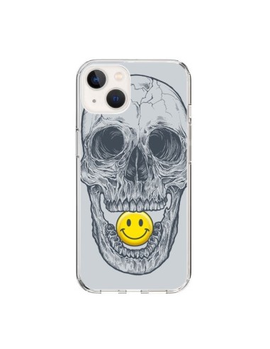 iPhone 15 Case Smiley Face Skull - Rachel Caldwell