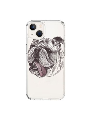 iPhone 15 Case Dog Bulldog Clear - Rachel Caldwell
