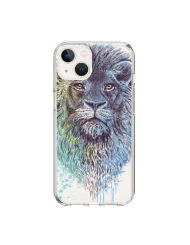 Cover iPhone 15 Re Leone Trasparente - Rachel Caldwell