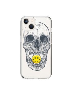 Cover iPhone 15 Teschio Sorriso Trasparente - Rachel...