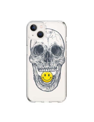 Cover iPhone 15 Teschio Sorriso Trasparente - Rachel Caldwell