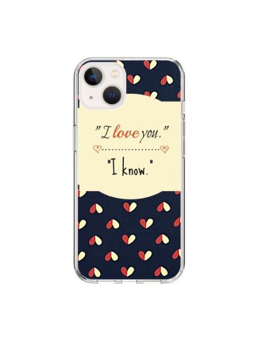 Coque iPhone 15 I love you - R Delean