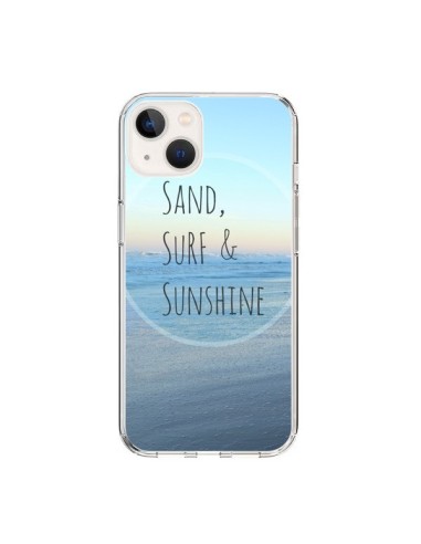 Coque iPhone 15 Sand, Surf and Sunshine - R Delean
