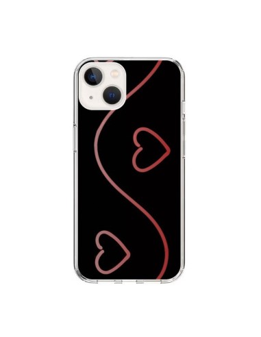 Coque iPhone 15 Coeur Love Rouge - R Delean