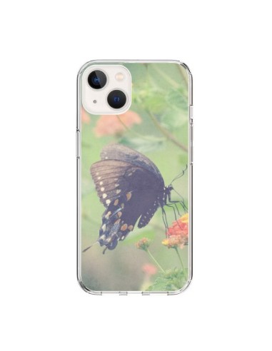Coque iPhone 15 Papillon Butterfly - R Delean