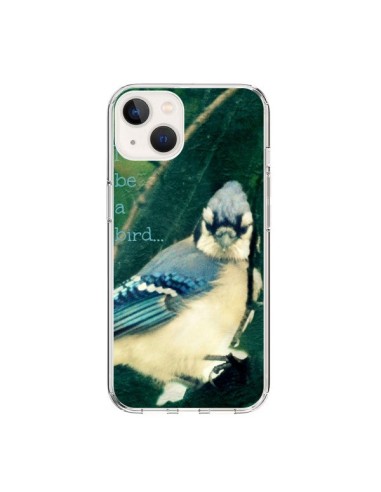 Coque iPhone 15 I'd be a bird Oiseau - R Delean