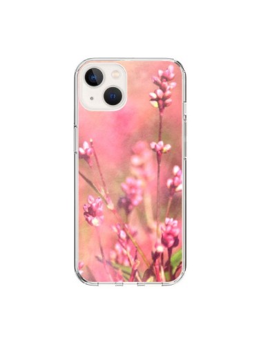 Coque iPhone 15 Fleurs Bourgeons Roses - R Delean