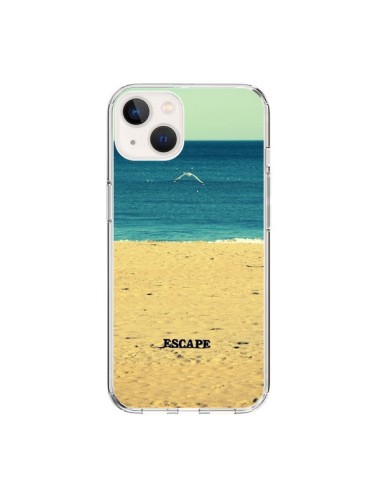 Coque iPhone 15 Escape Mer Plage Ocean Sable Paysage - R Delean