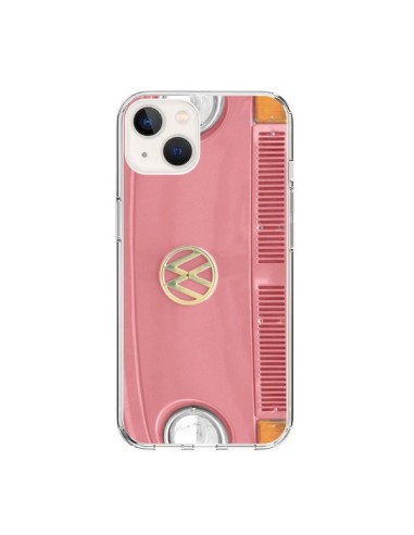 iPhone 15 Case Groovy Van Hippie VW Pink - R Delean