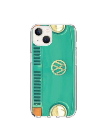 Coque iPhone 15 Groovy Van Hippie VW - R Delean