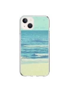 Coque iPhone 15 Life good day Mer Ocean Sable Plage...