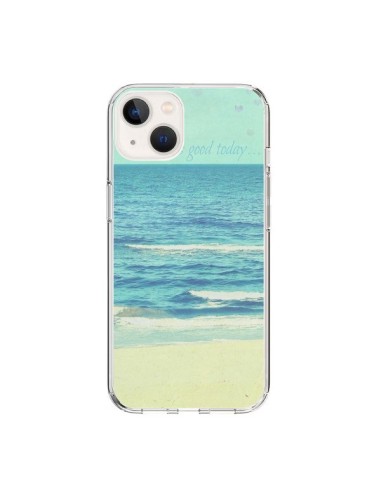Cover iPhone 15 Life good day Mare Oceano Sabbia Spiaggia Paesaggio - R Delean
