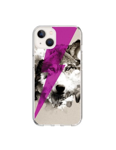 iPhone 15 Case Wolf Rocks - Robert Farkas