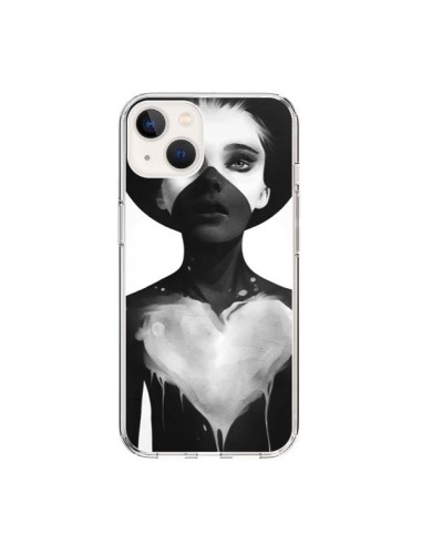 Coque iPhone 15 Fille Coeur Hold On - Ruben Ireland