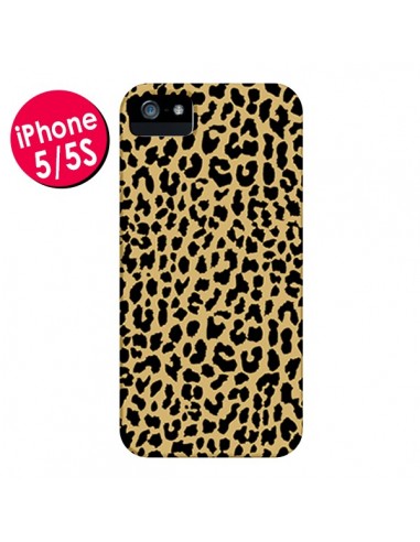 Coque Leopard Classic Neon pour iPhone 5 et 5S - Mary Nesrala