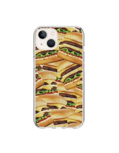 Coque iPhone 15 Burger Hamburger Cheeseburger - Rex Lambo