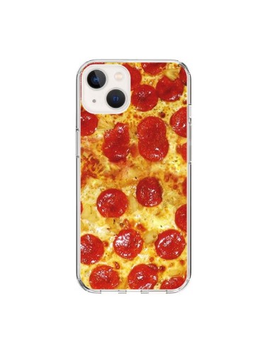 Coque iPhone 15 Pizza Pepperoni - Rex Lambo