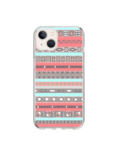 Coque iPhone 15 Azteque Aztec Rose Pastel - Rex Lambo