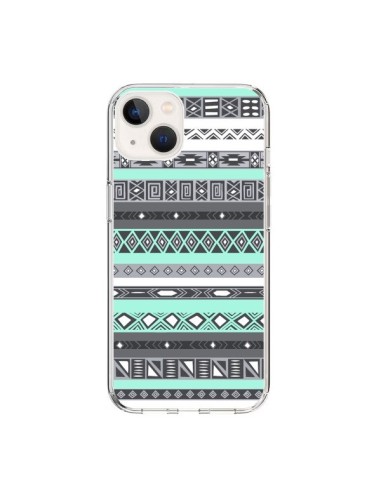 Cover iPhone 15 Azteco Aztec Blu Pastello - Rex Lambo