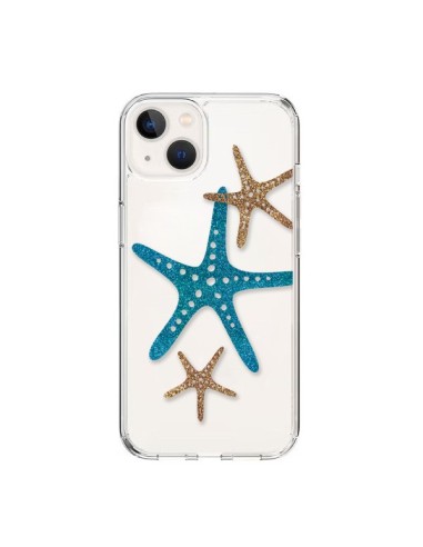 Coque iPhone 15 Etoile de Mer Starfish Transparente - Sylvia Cook